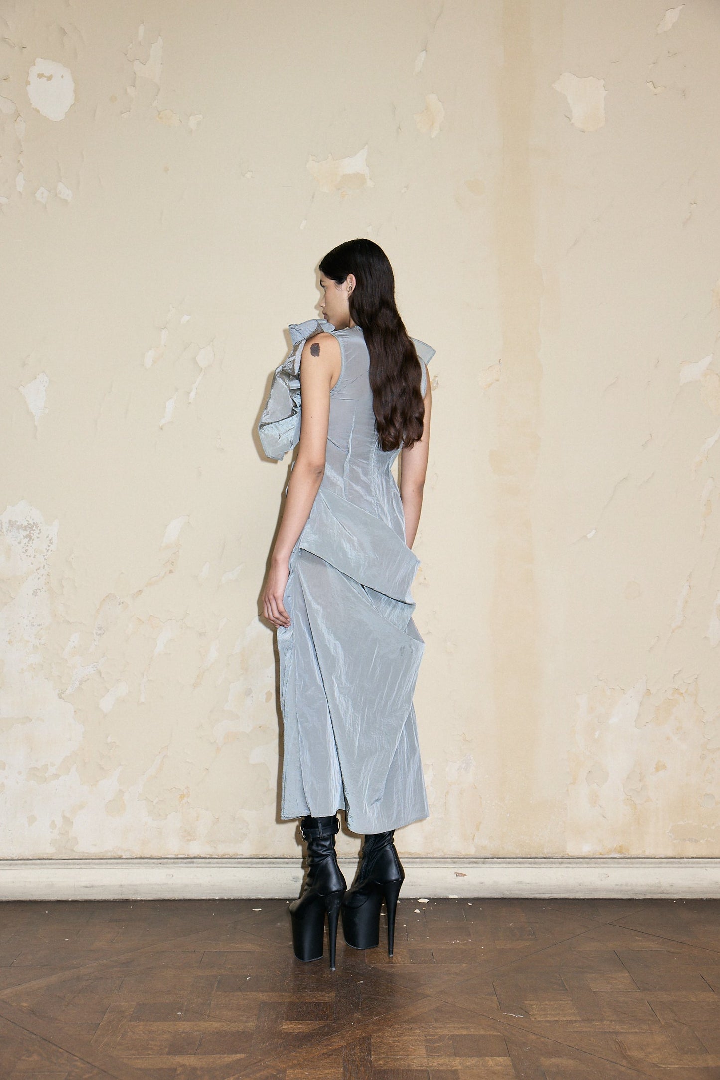 FERRER DRESS GREY *PRE ORDER*