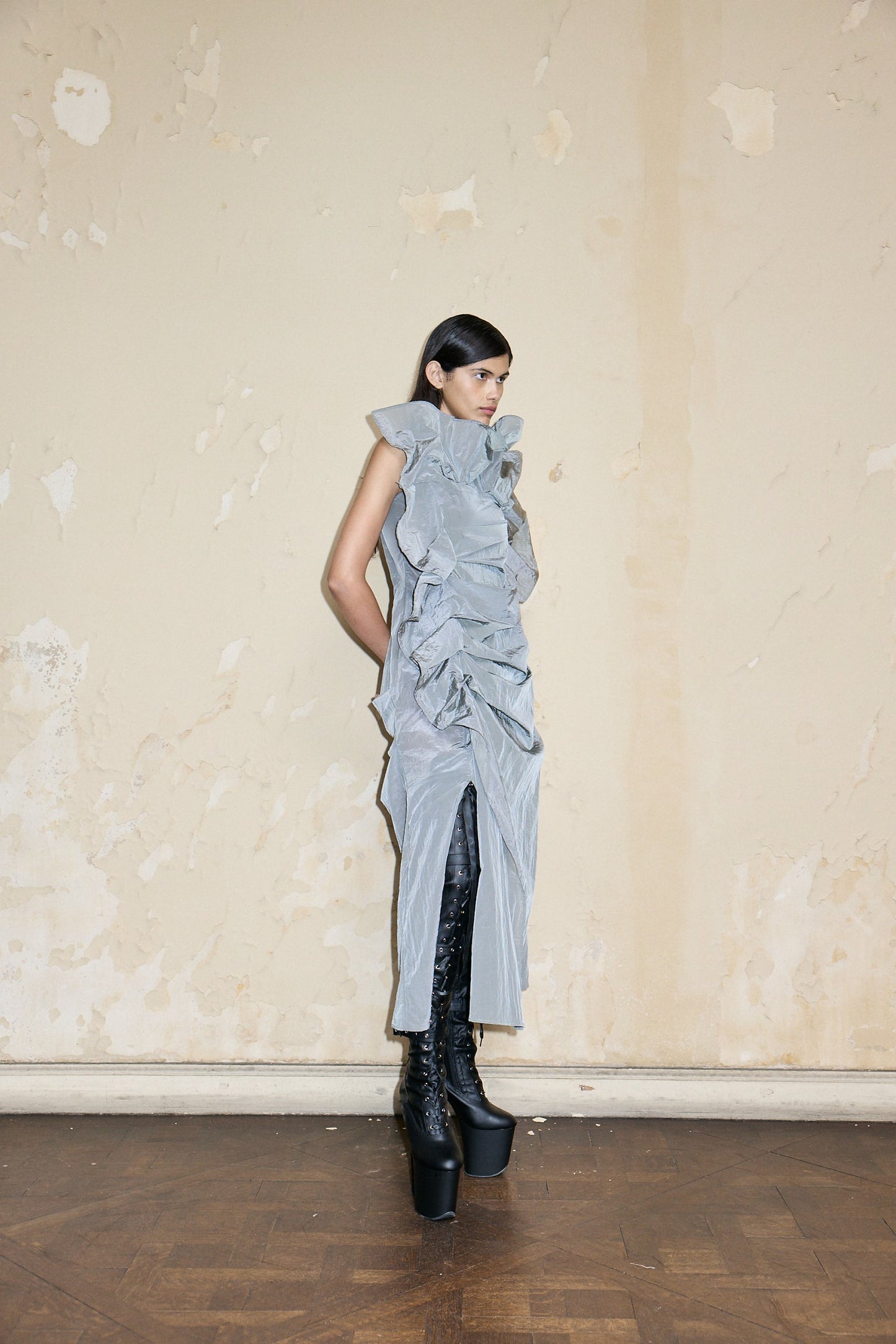 FERRER DRESS GREY *PRE ORDER*