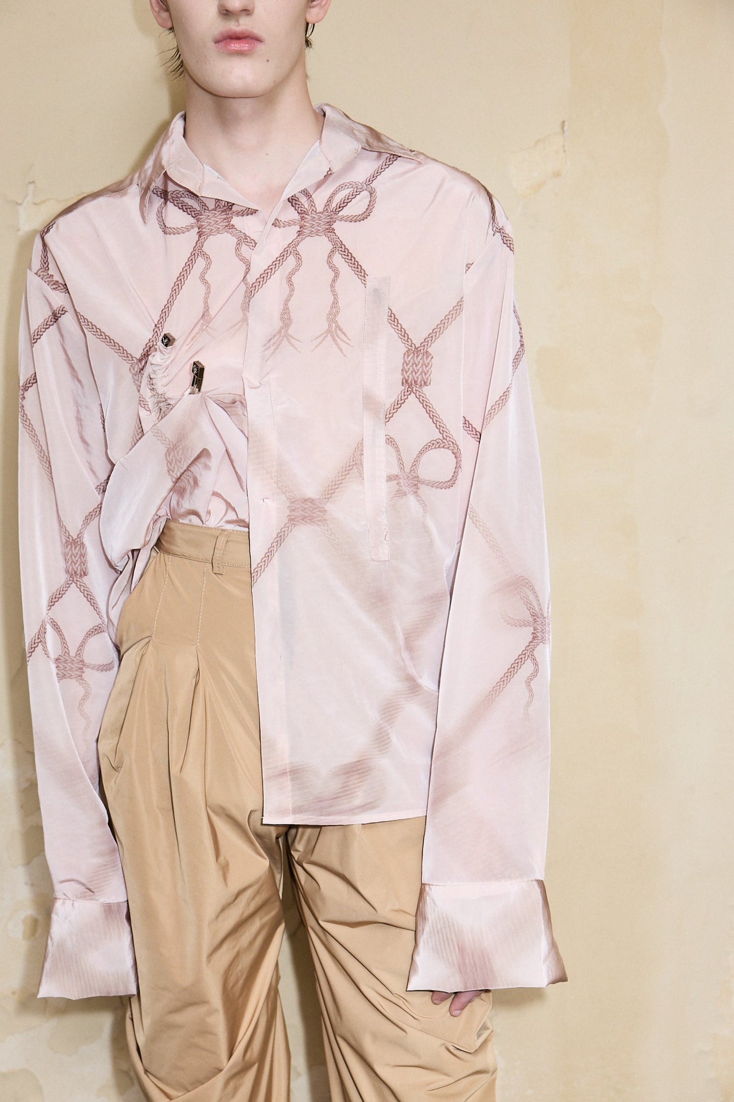 SARAVIA SHIRT PRINT BEIGE