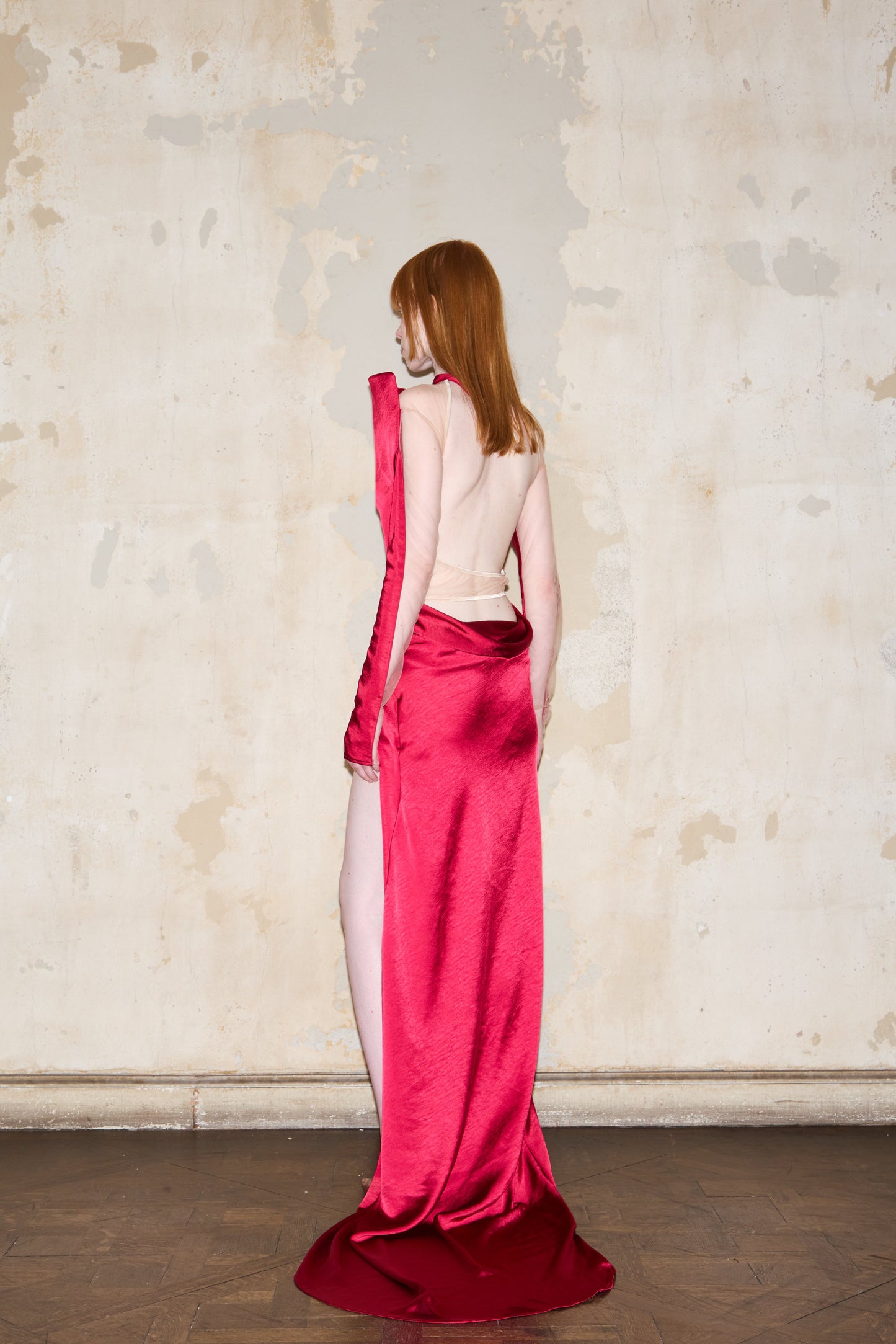 DEHEZA DRESS BORDEAUX