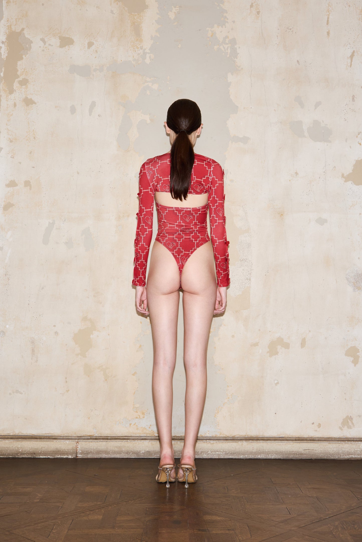 BODY FRENCH PRINT RED