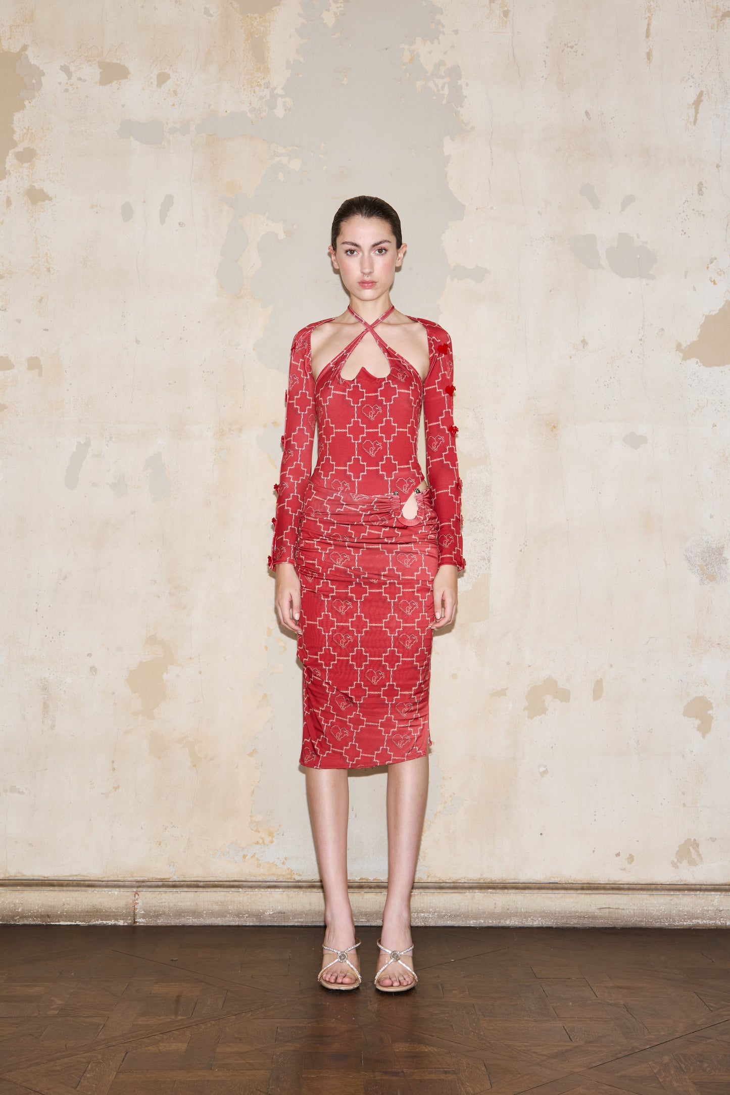 BODY FRENCH PRINT RED