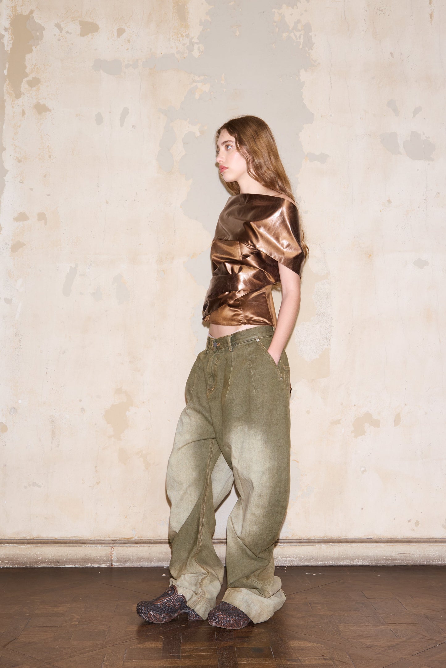 BUENOS AIRES BLOUSE LIGHT BROWN