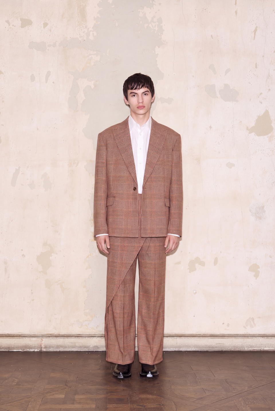 SIVORI BLAZER RED GLENCHECK