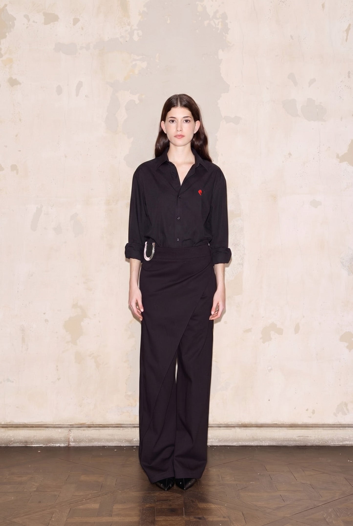 BORDADA BLOUSE BLACK