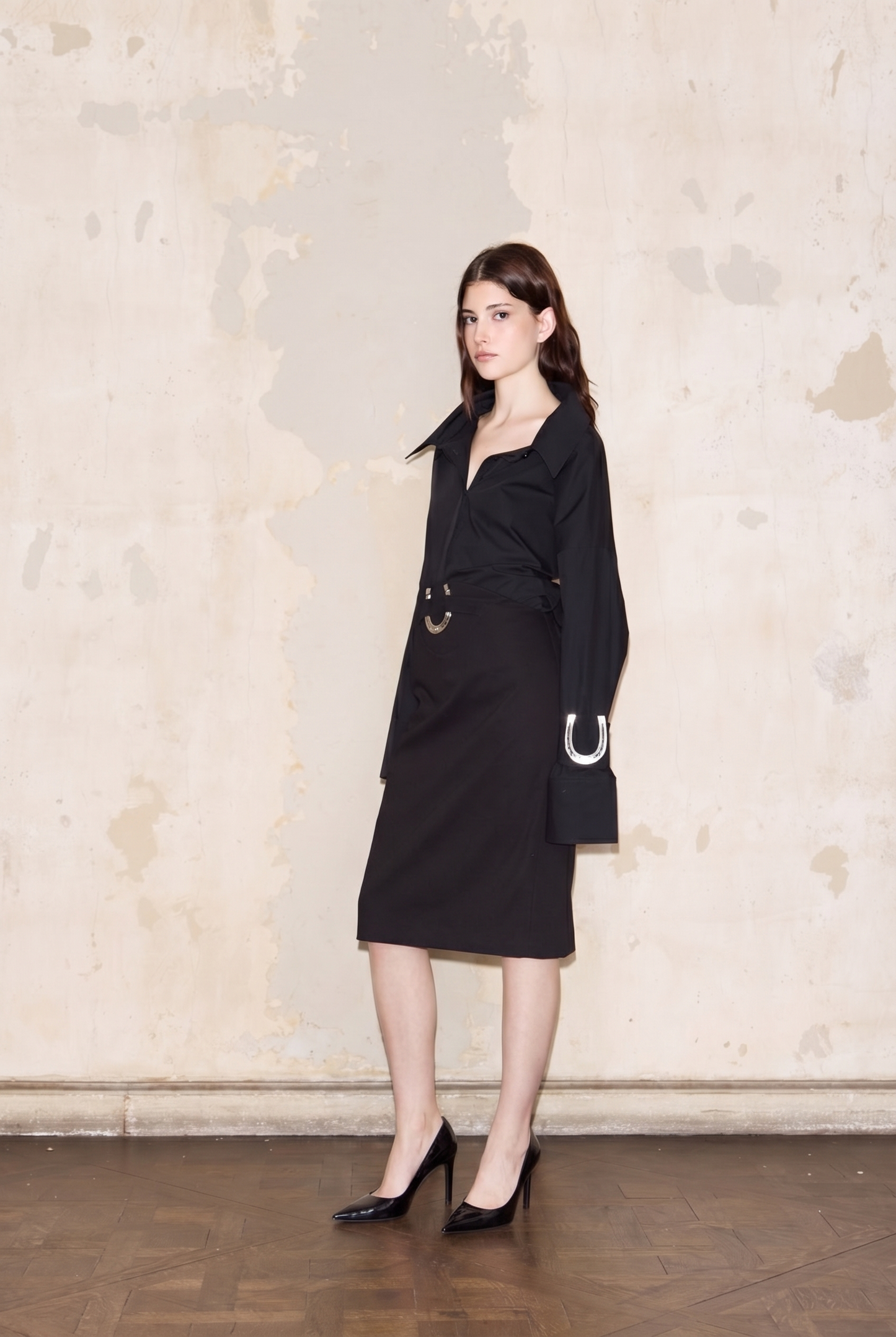 FERRE SKIRT BLACK