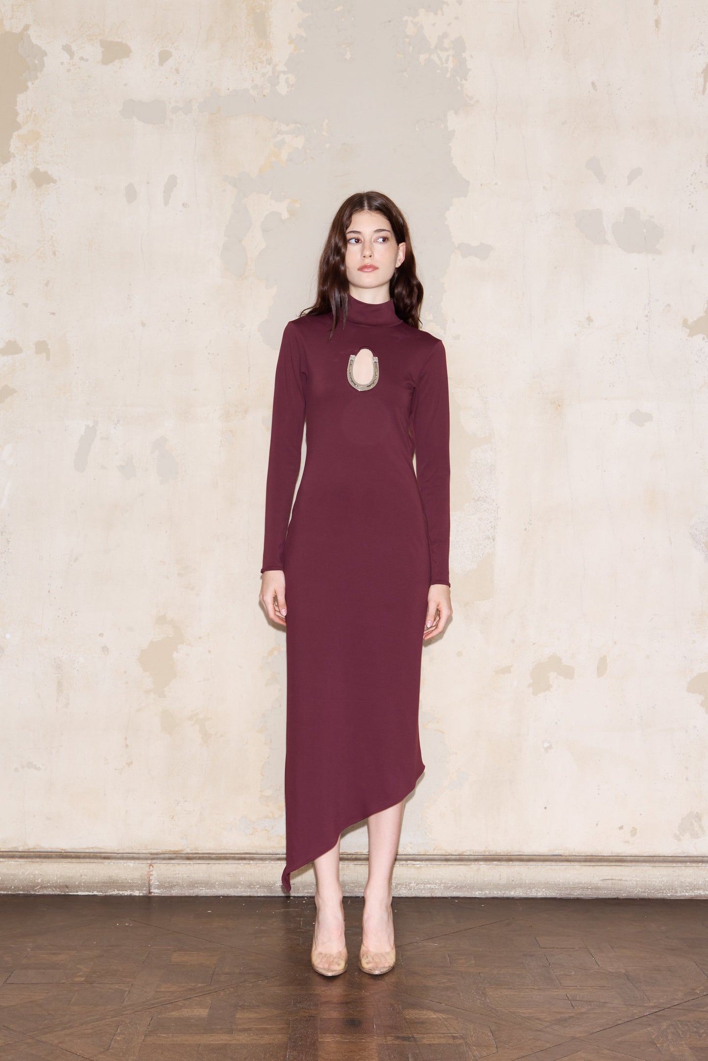 VENTO DRESS BORDEAUX