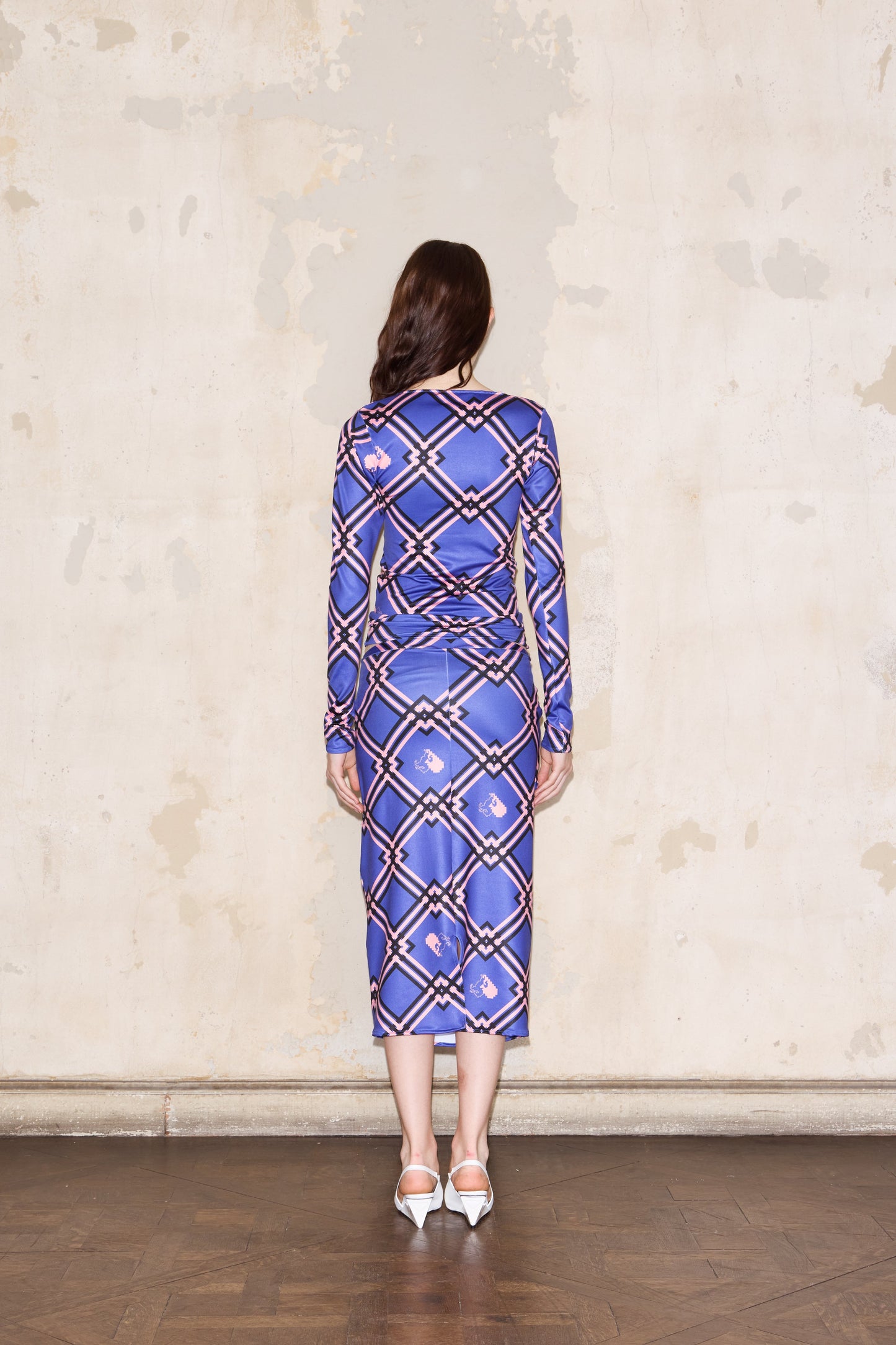 TOSCANA T-SHIRT PRINT BLUE