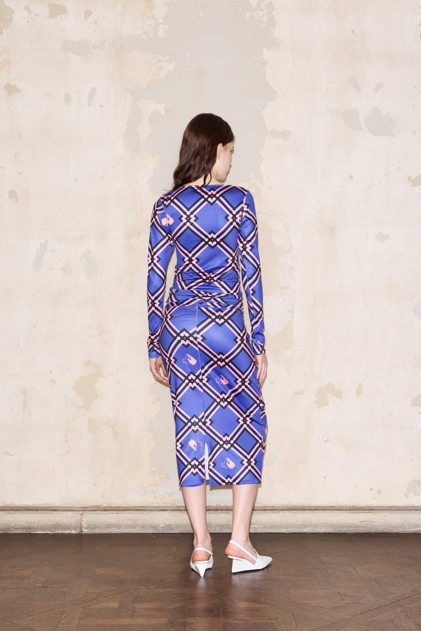 TOSCANA T-SHIRT PRINT BLUE