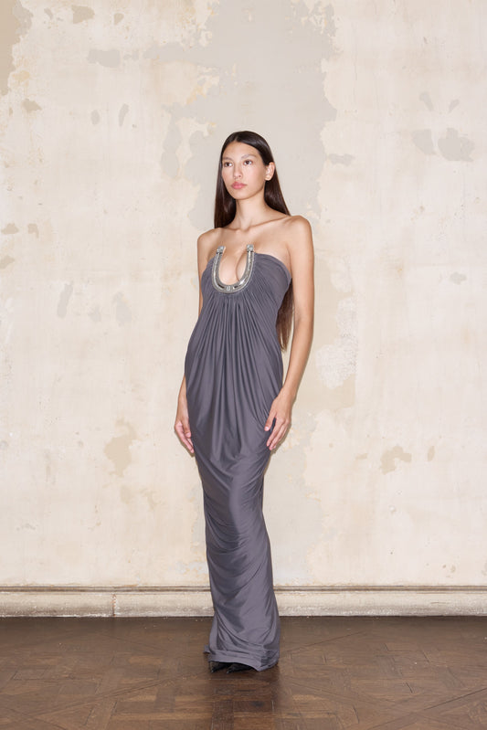 VEDIA DRESS GREY