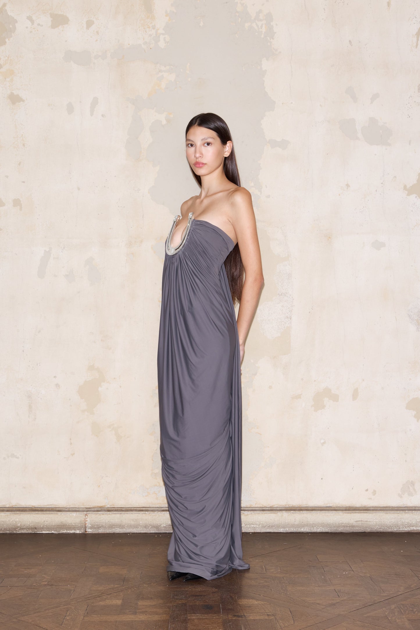 VEDIA DRESS GREY