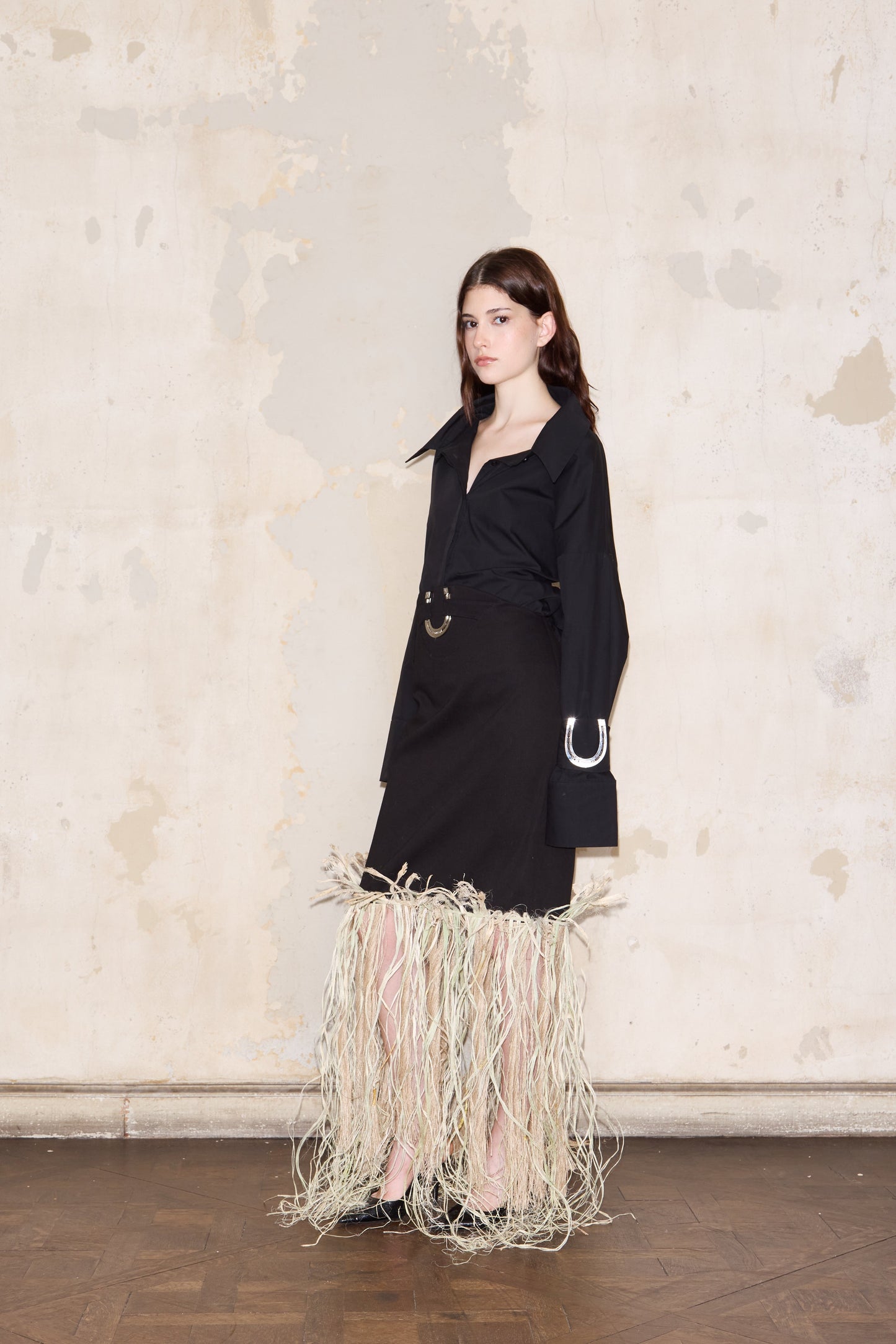 FERRE SKIRT BLACK