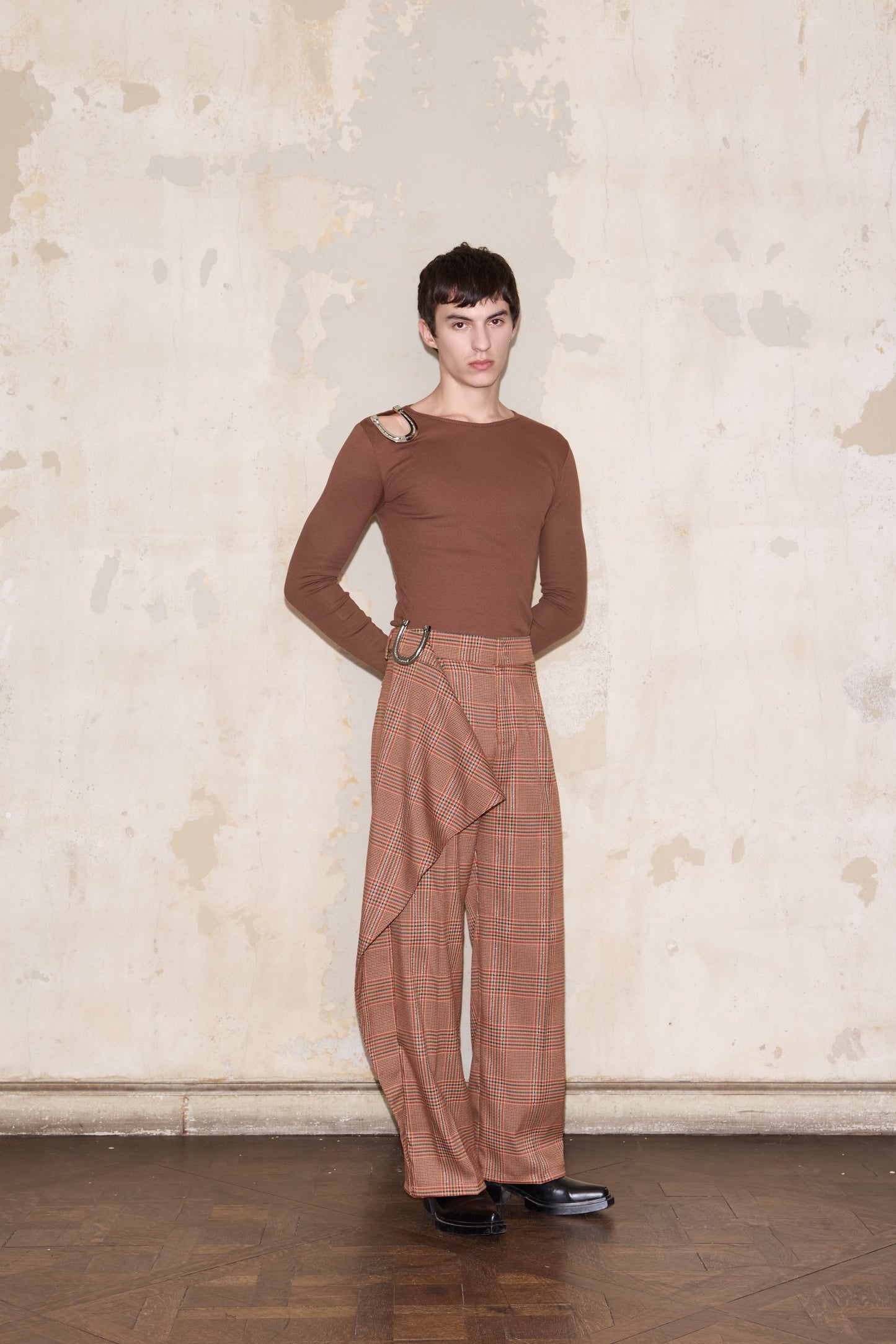 TOSCANA T-SHIRT BROWN