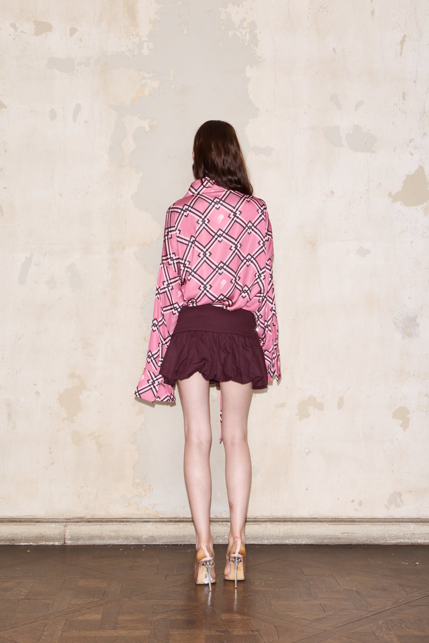 BENCICH BLOUSE PRINT PINK
