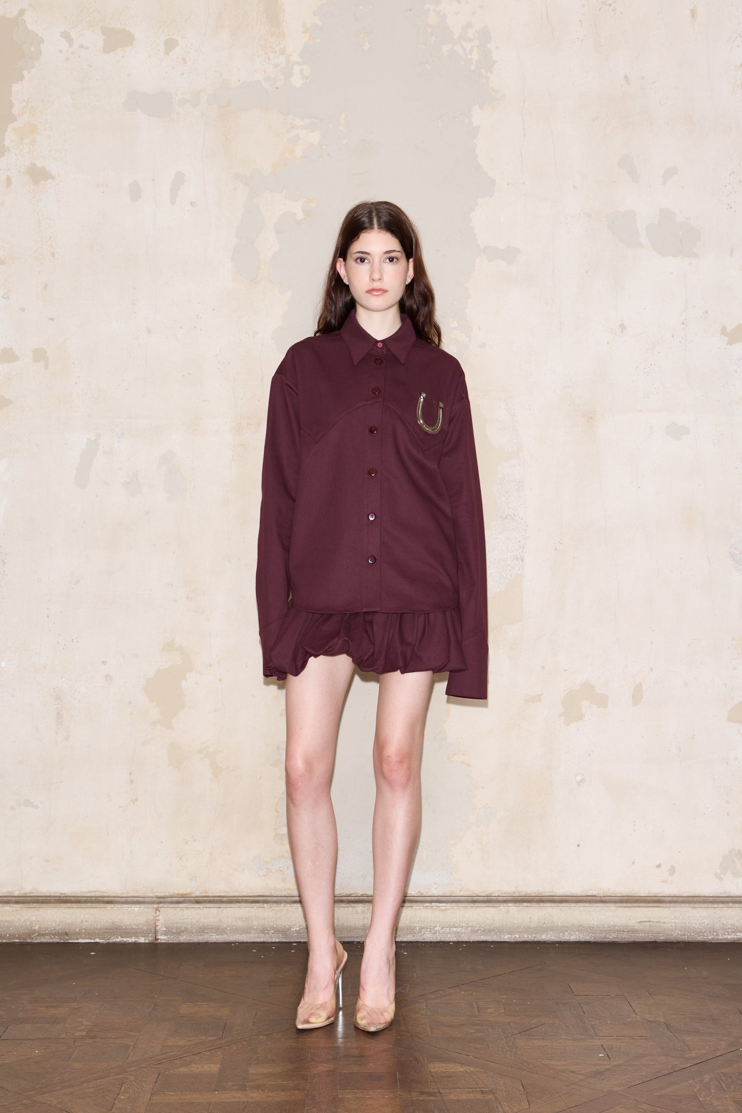 CESPEDES BLOUSE BORDEAUX
