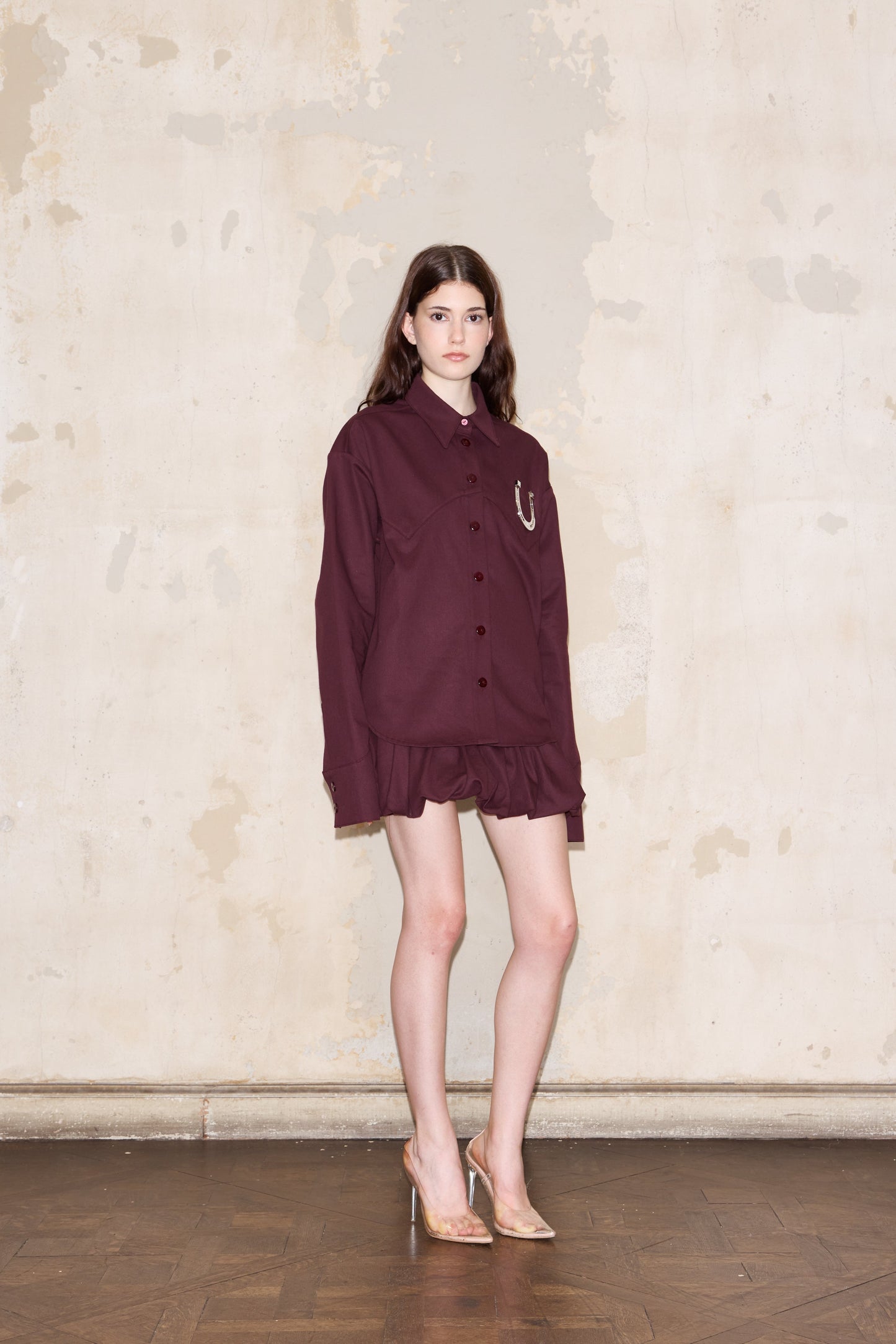 CESPEDES BLOUSE BORDEAUX