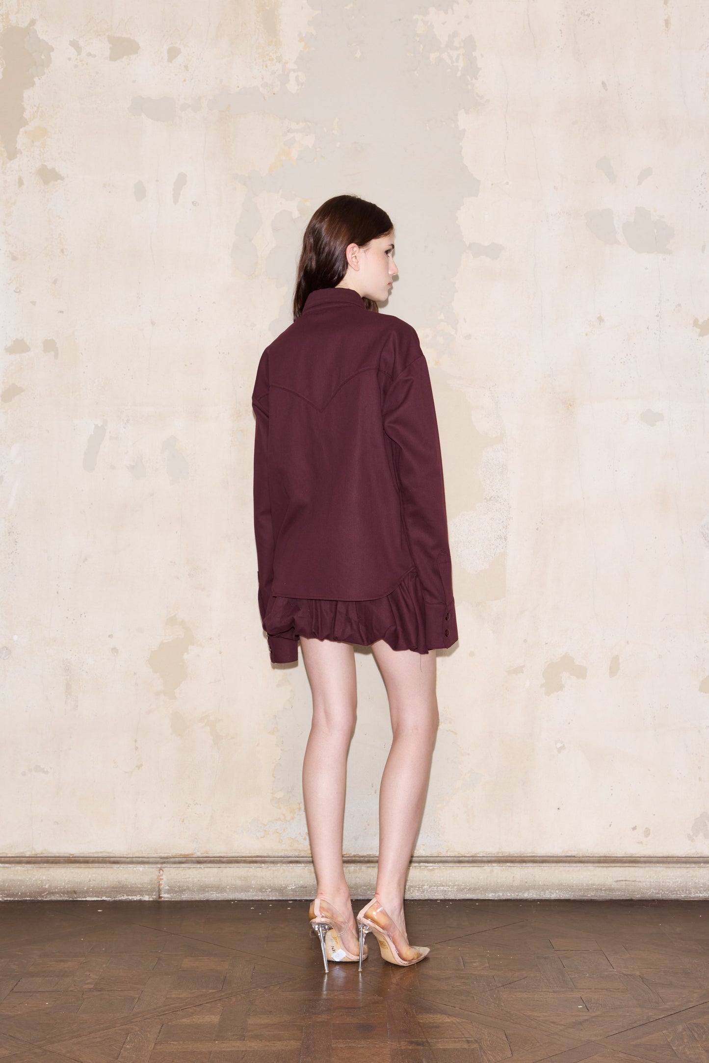 CESPEDES BLOUSE BORDEAUX