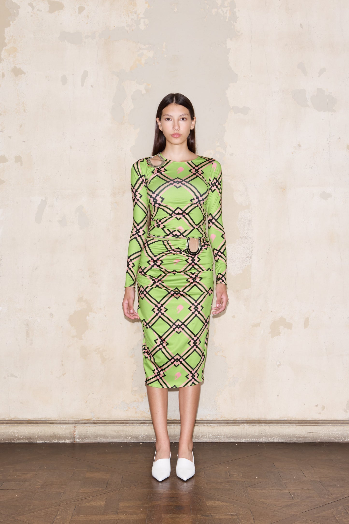 TOSCANA T-SHIRT PRINT GREEN
