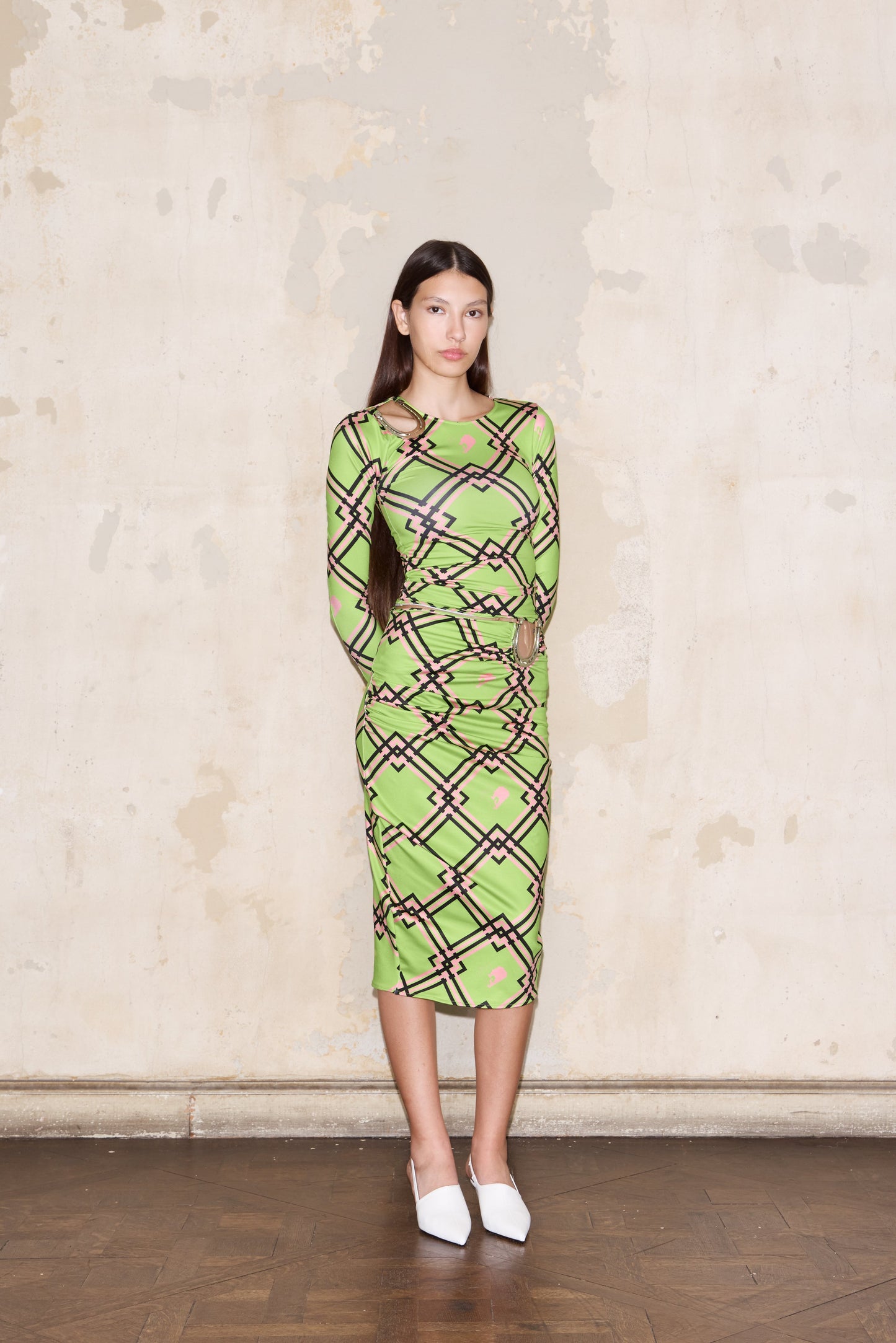 TOSCANA T-SHIRT PRINT GREEN