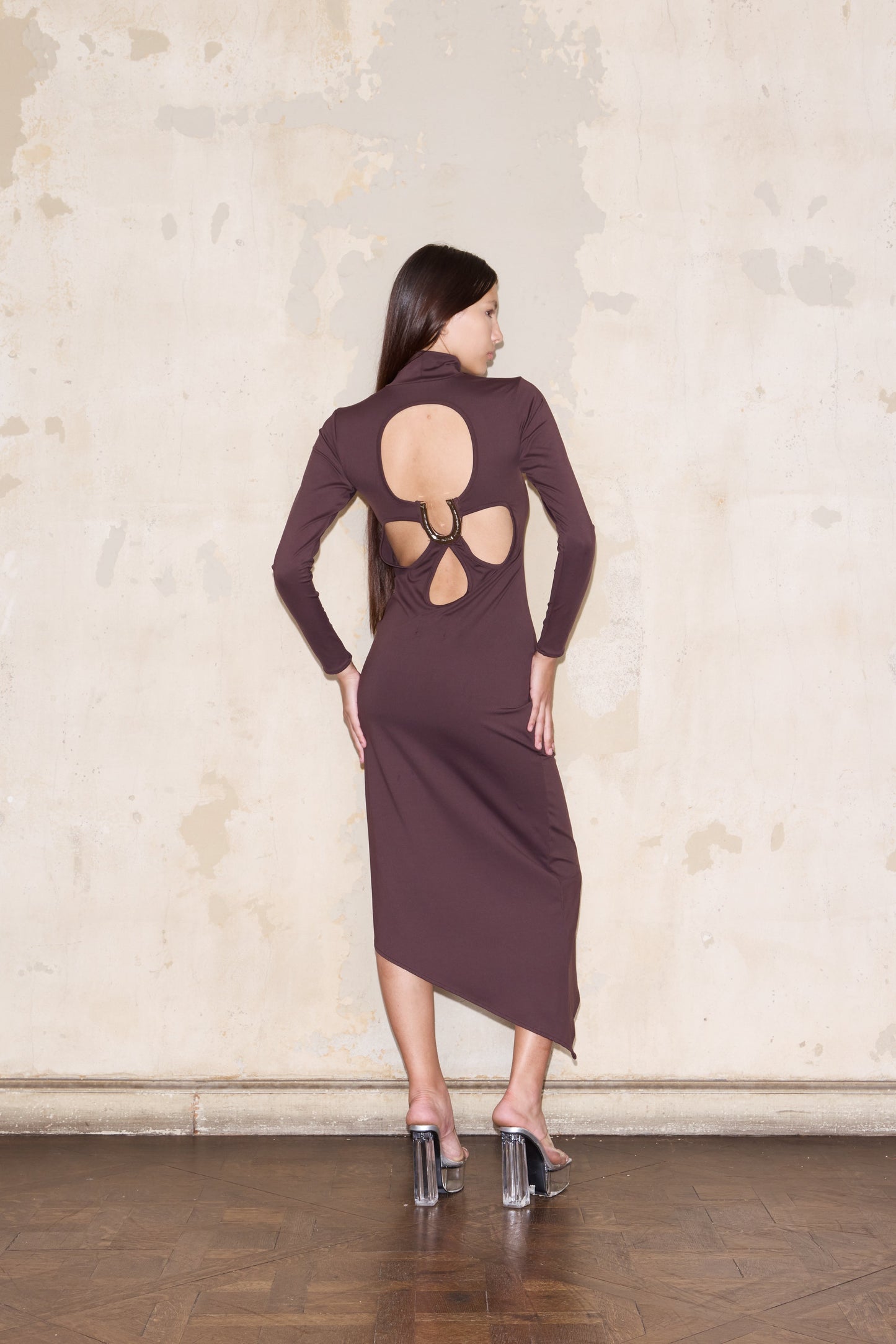 VENTO DRESS CHOCOLATE