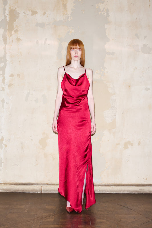 BABY DOLL DRESS BORDEAUX