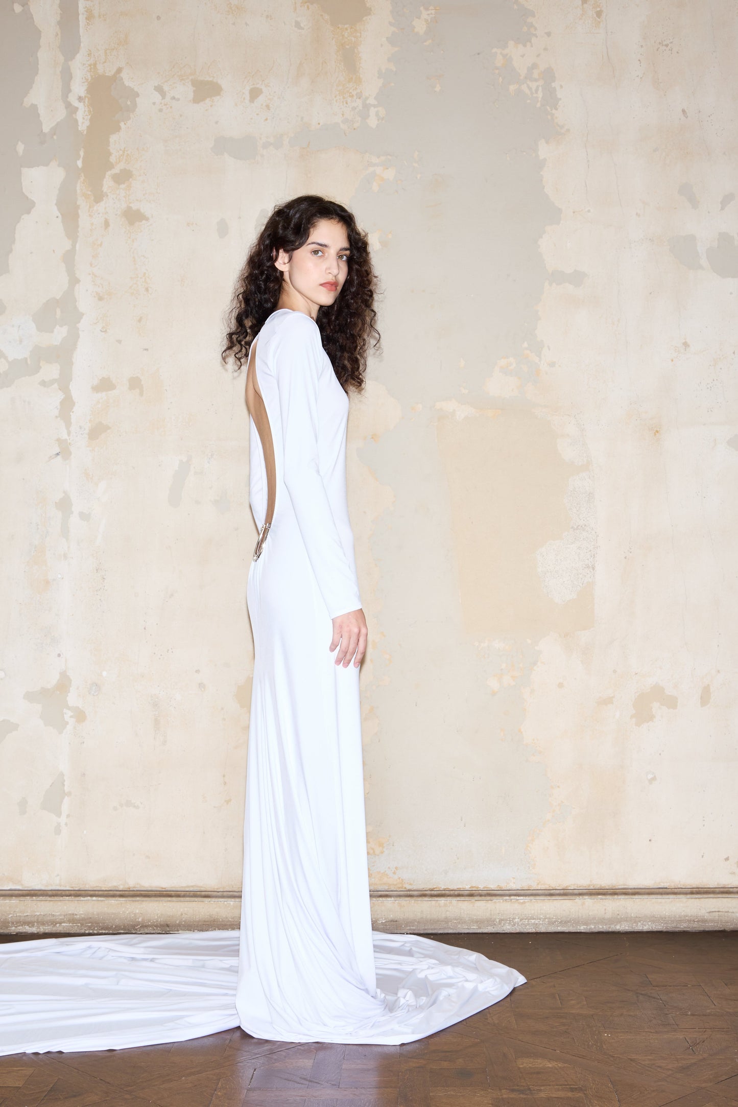 REMO DRESS WHITE