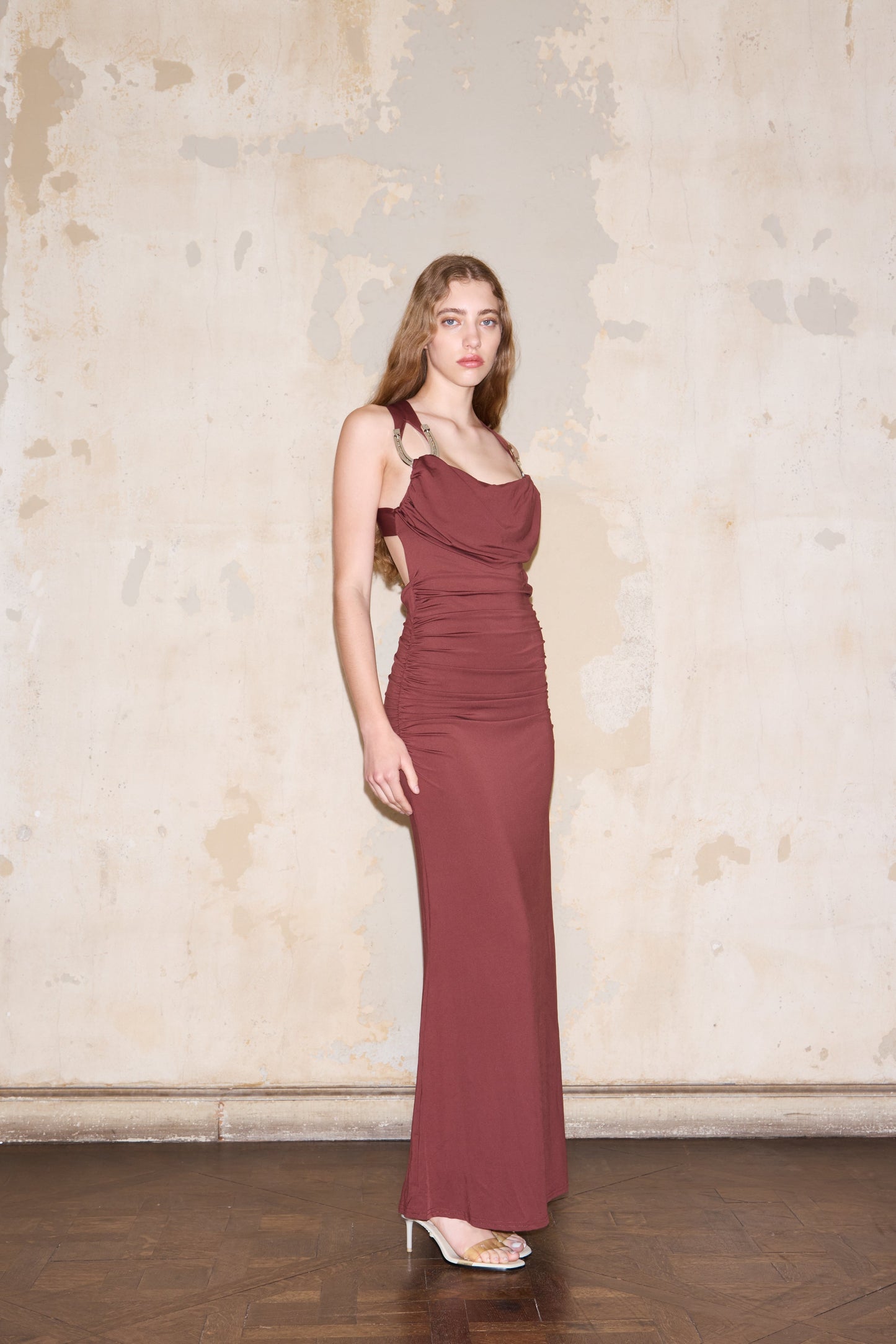 IBERA DRESS CHOCOLATE