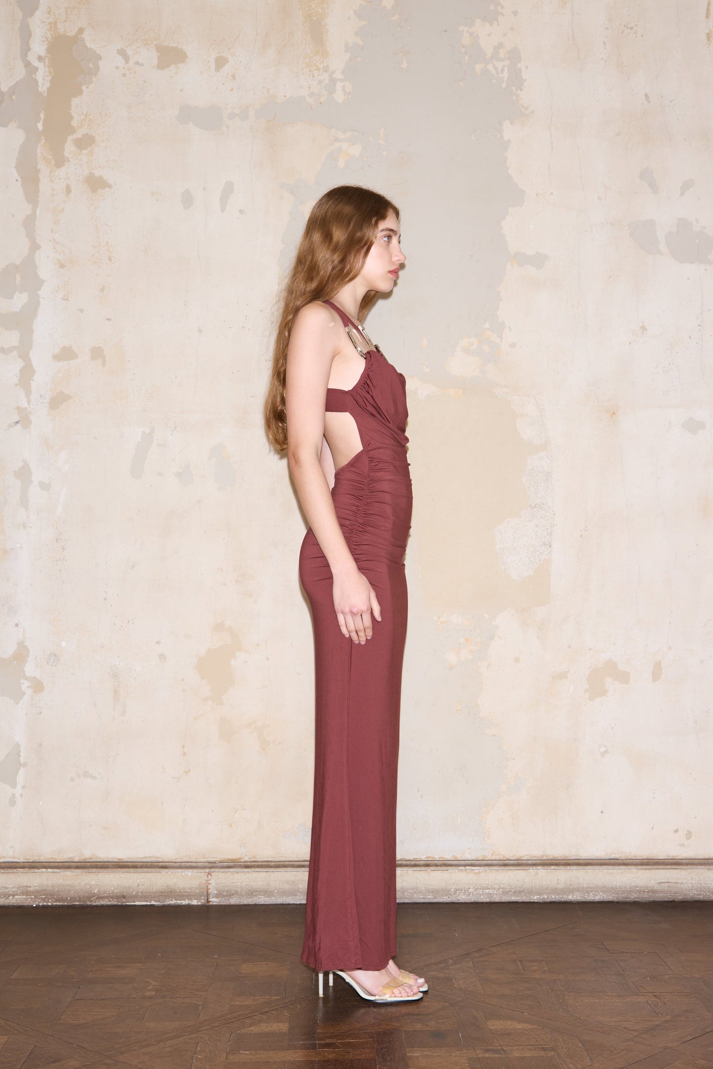 IBERA DRESS CHOCOLATE