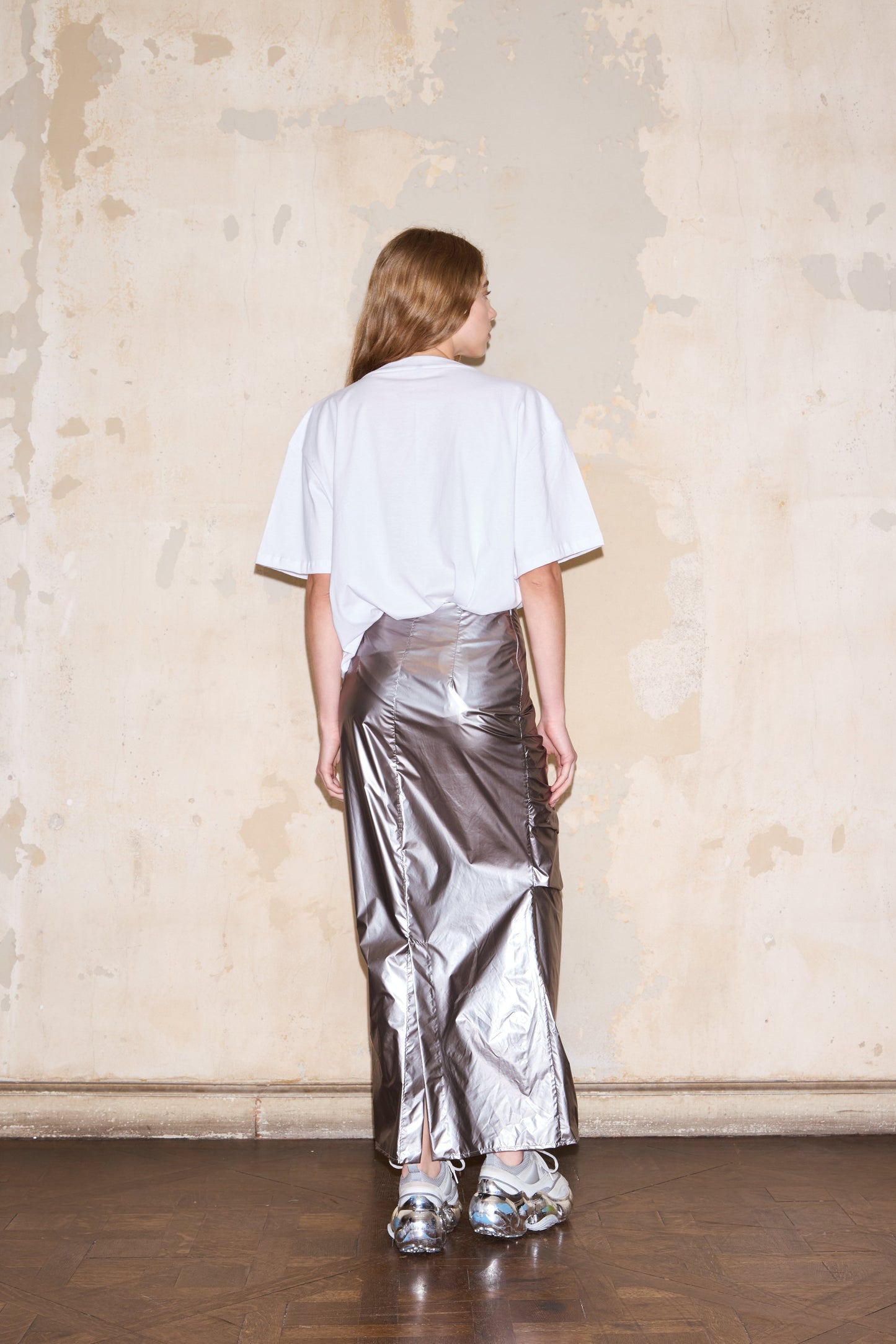 FAMATINA SKIRT SILVER