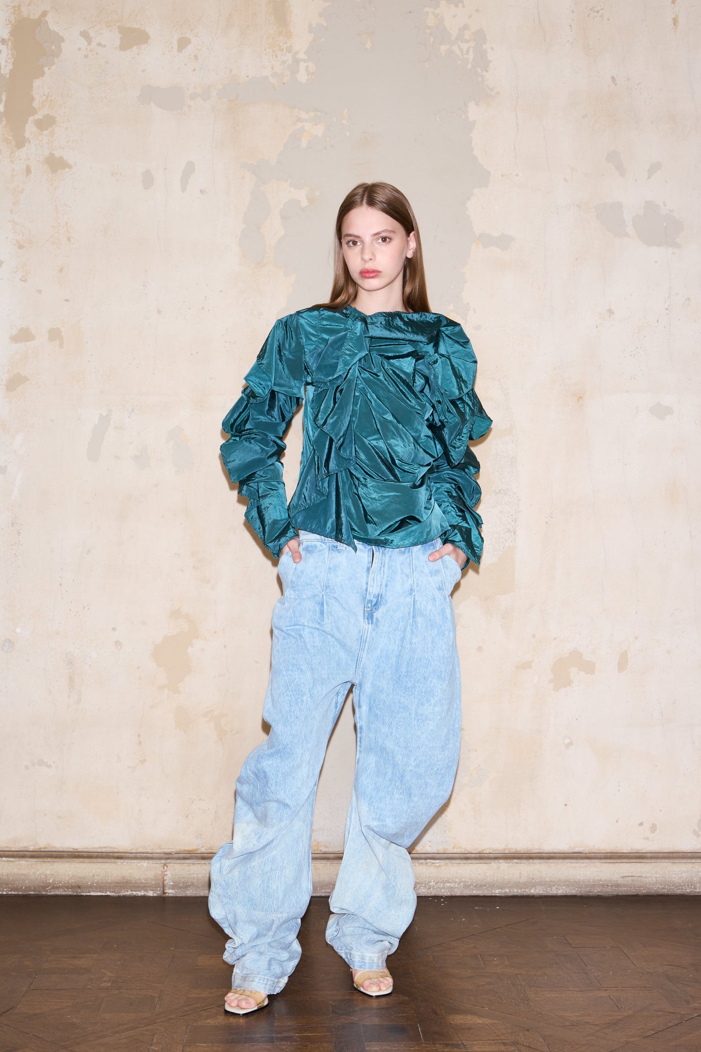 CERVANTES BLOUSE GREEN