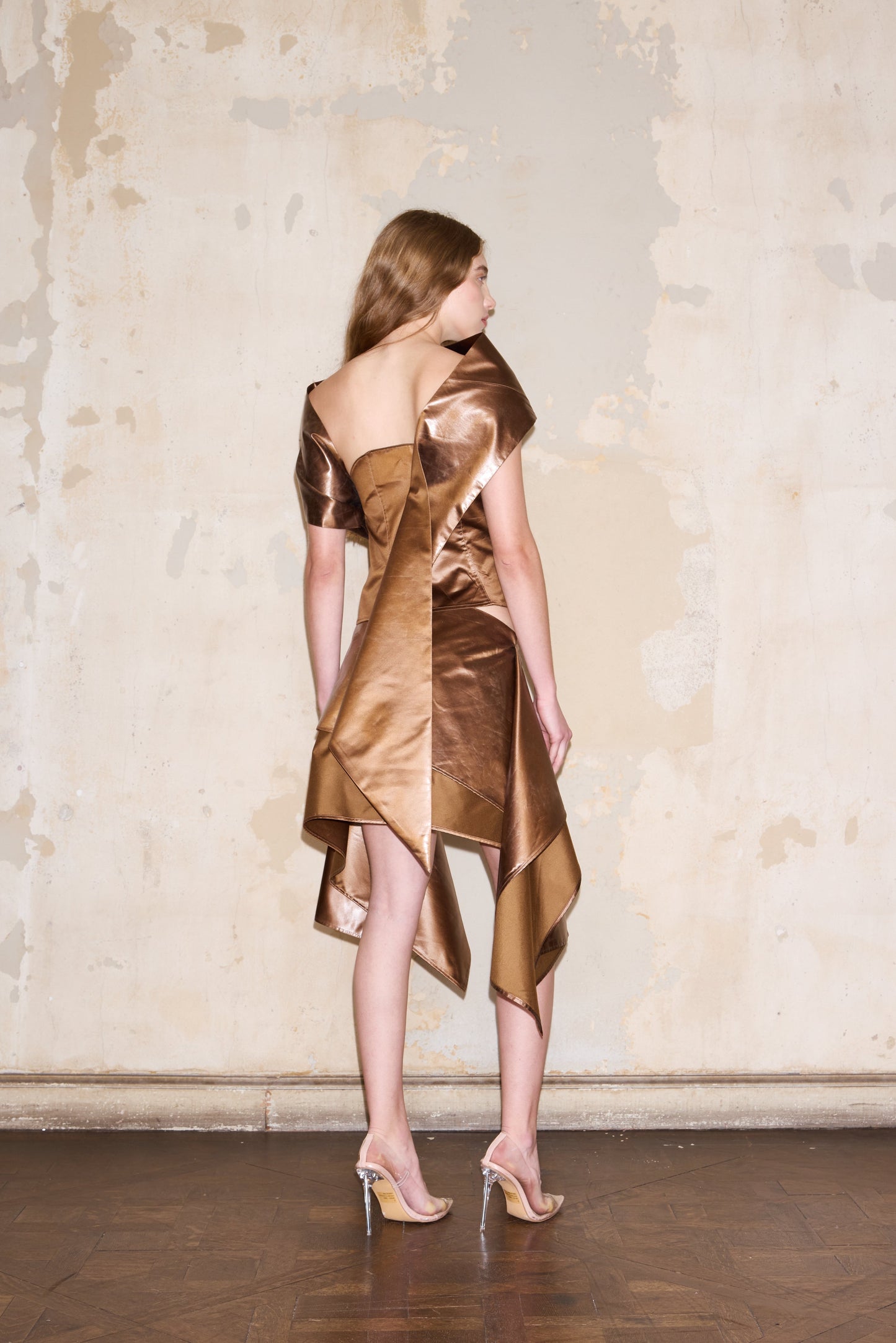 FINOCHIETTO SKIRT LIGHT BROWN