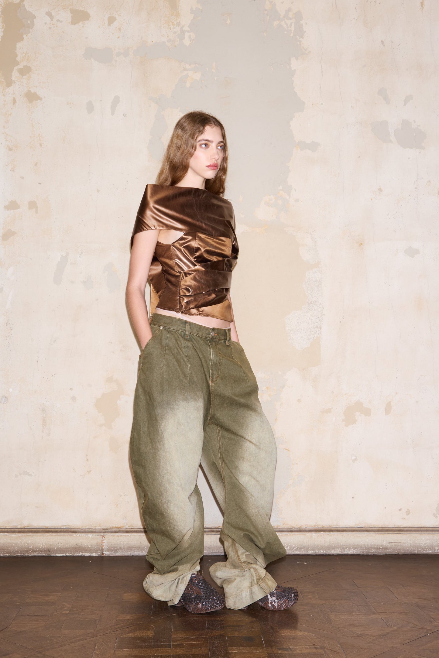 BUENOS AIRES BLOUSE LIGHT BROWN