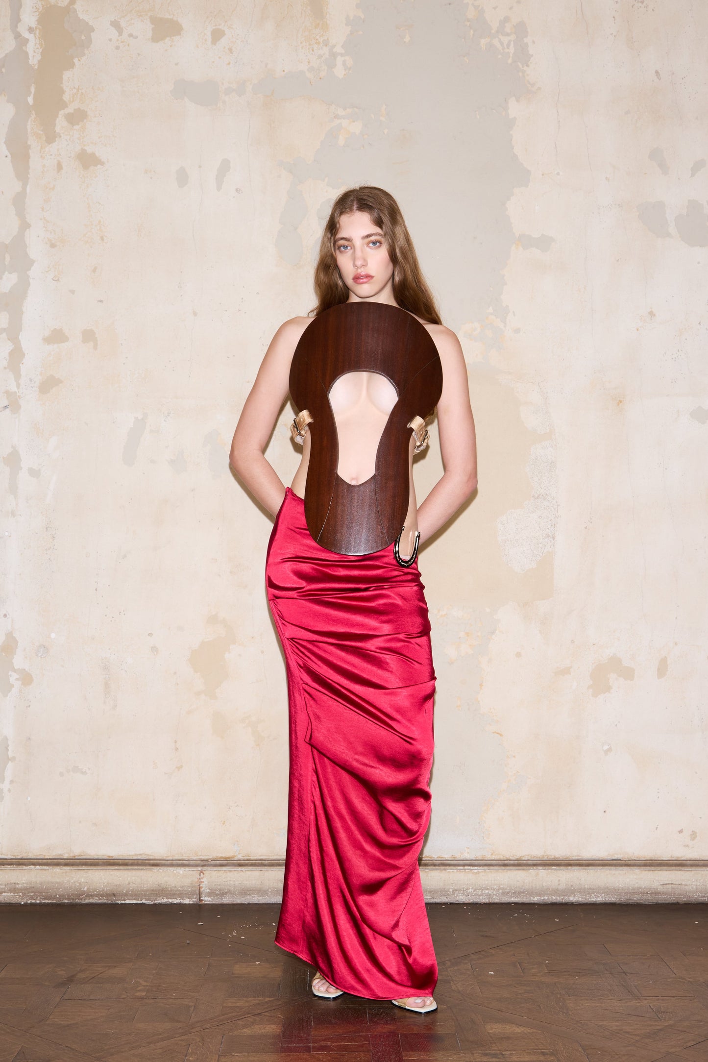 FAMATINA SKIRT BORDEAUX