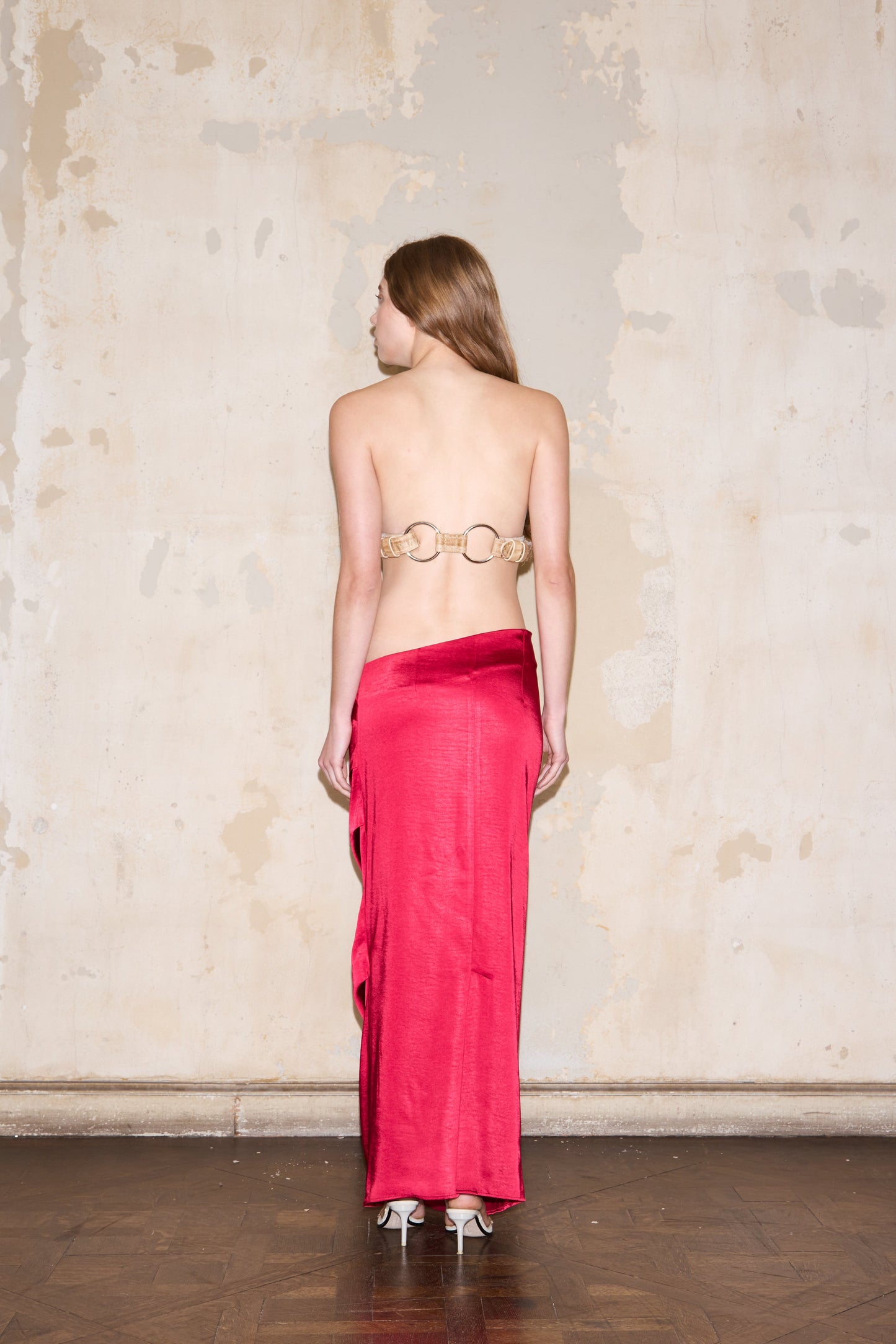 FAMATINA SKIRT BORDEAUX