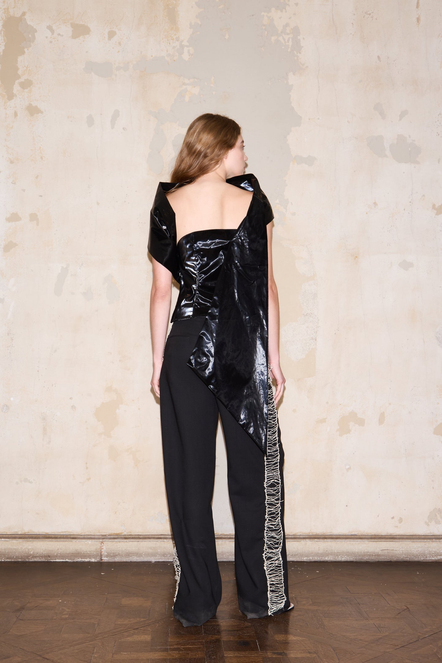 BUENOS AIRES BLOUSE BLACK SATIN