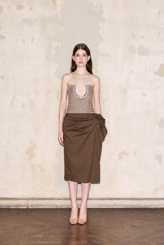 FREYRE SKIRT BROWN