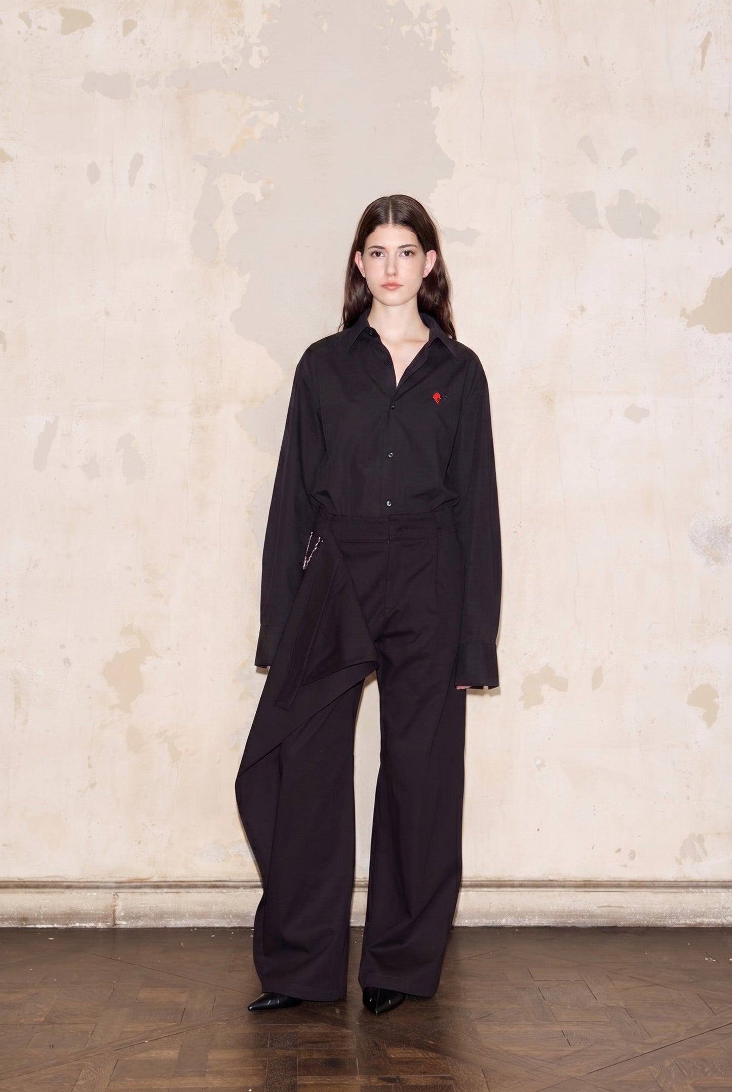 BORDADA BLOUSE BLACK