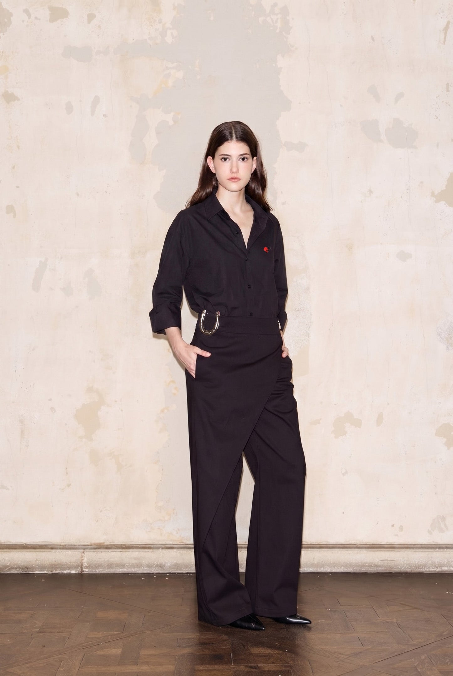 BORDADA BLOUSE BLACK