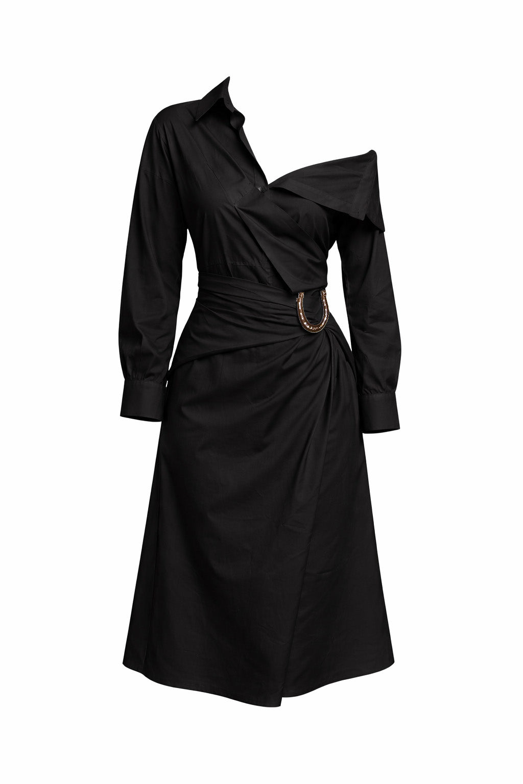 CAMISERO DRESS BLACK