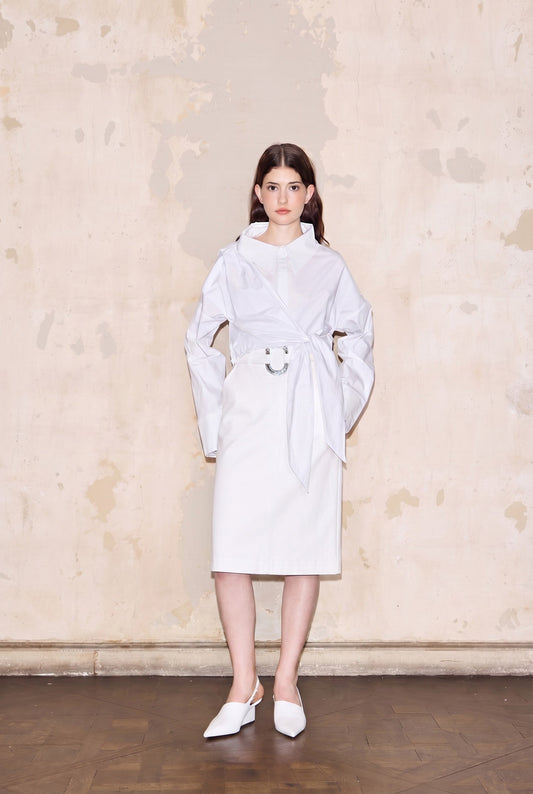 FERRE SKIRT WHITE