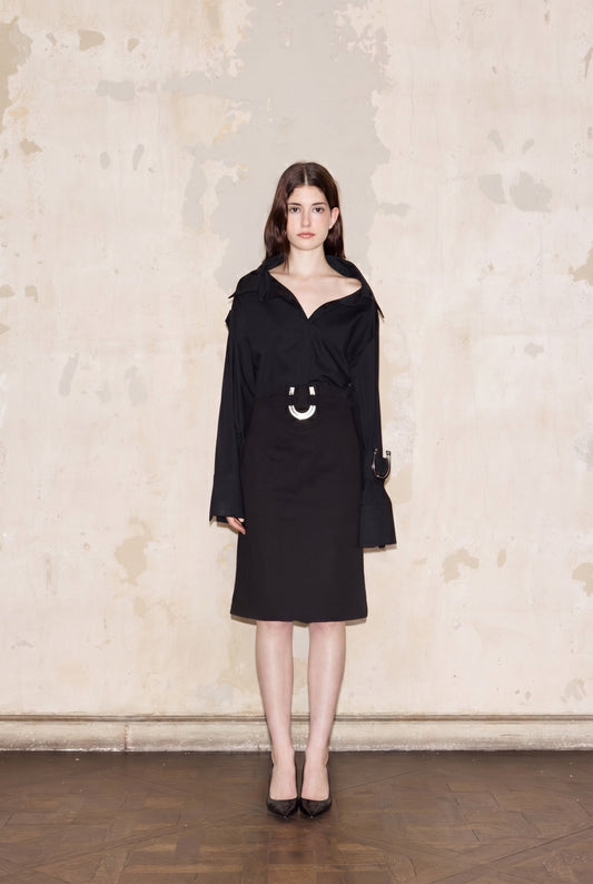 FERRE SKIRT BLACK