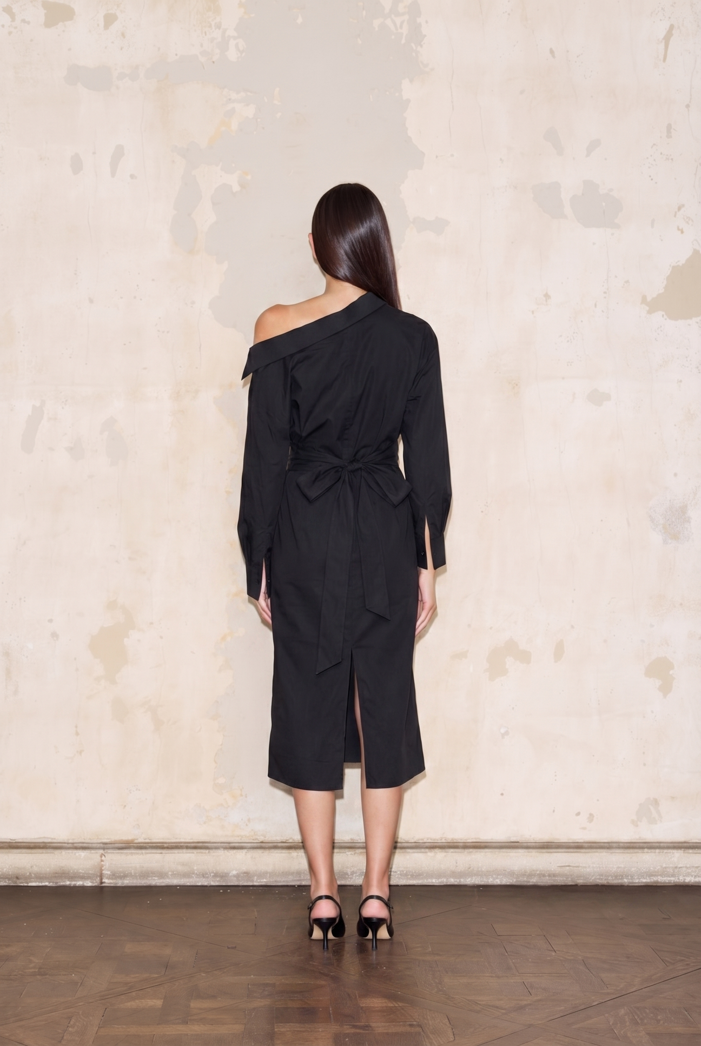 CAMISERO DRESS BLACK