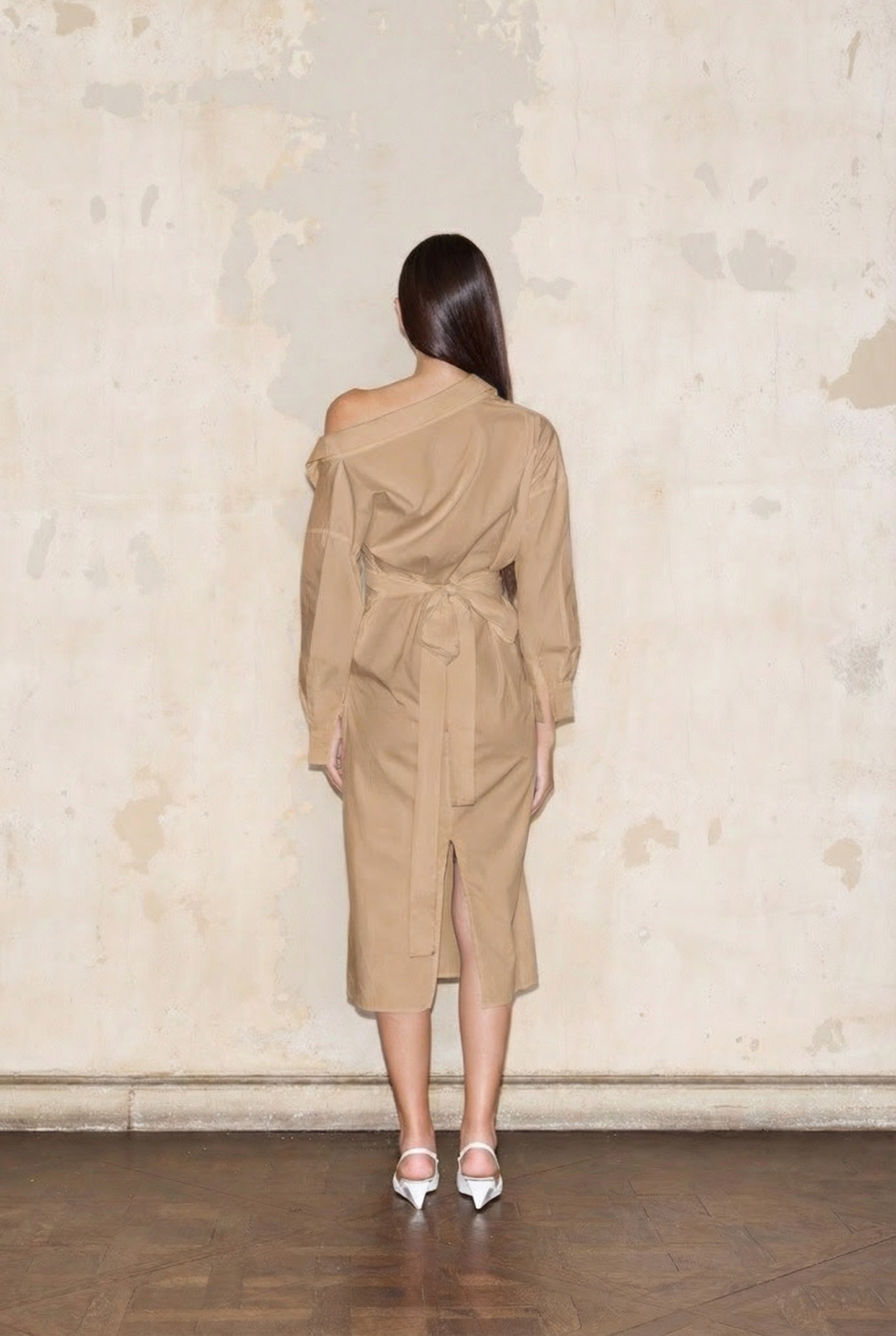 CAMISERO DRESS BEIGE