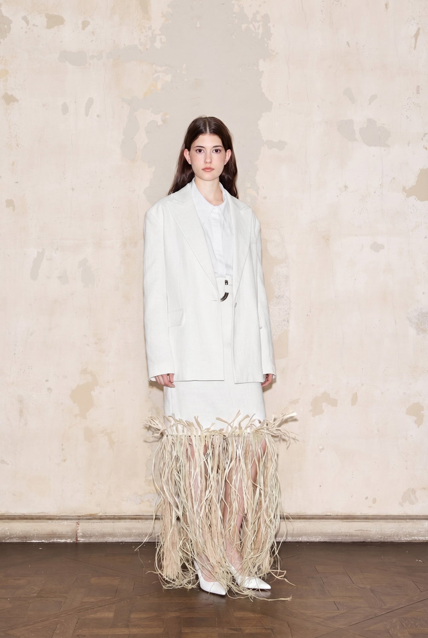 FERRE SKIRT OFF-WHITE